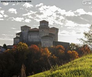 пазл Замок Torrechiara, Италия